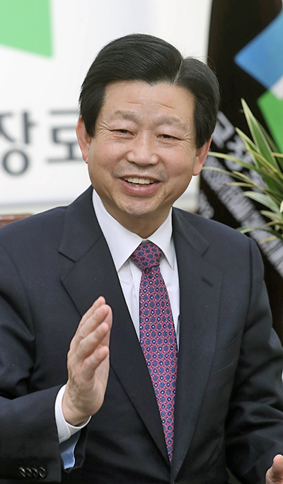 총회선거관리위원장 김종준 목사가 선관위원장으로서의 계획을 밝히고 있다.