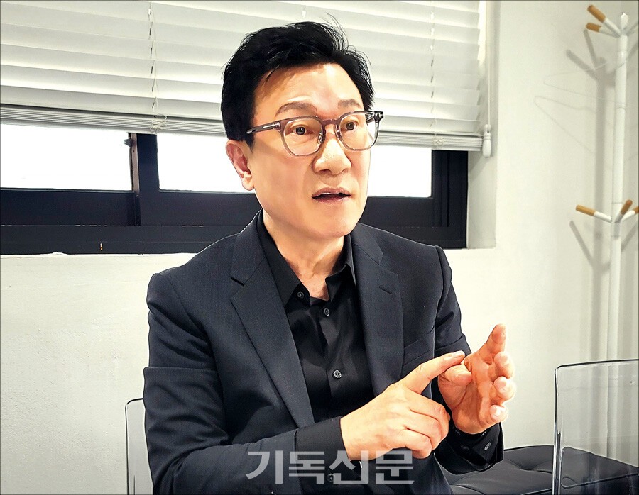 도원욱 목사가 제7차 행축 아카데미의 취지를 설명하고 있다.