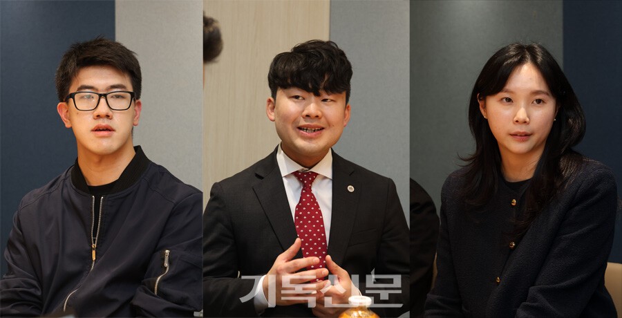 박진서 형제, 송보석 전도사, 오정민 전도사.